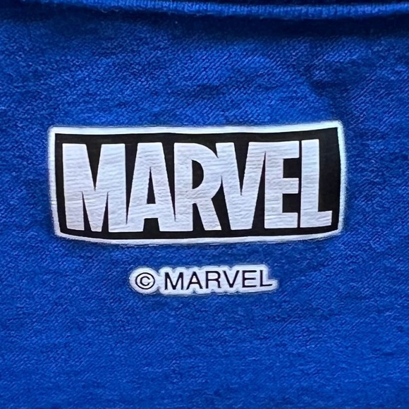 The Avengers Marvel “Earth’s Mightiest Heroes” Men’s Small Blue T-Shirt - Picture 3 of 7